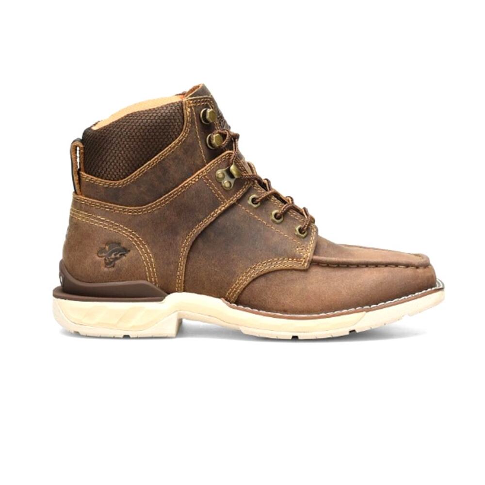 Double H Men's Brown 6” Safety Toe Lacer Brunel Boots Size 13